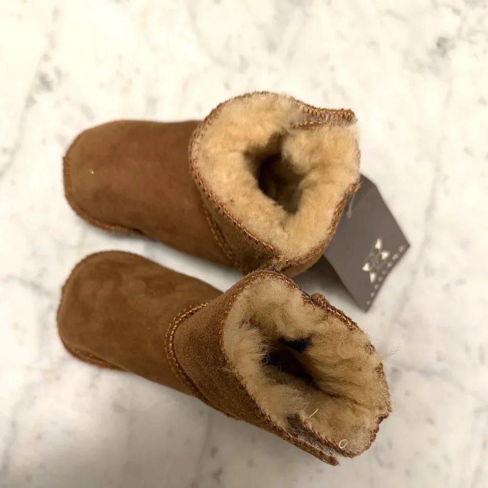 NWT Sheepskin Booties by Lakeland for Infant (like Uggs)